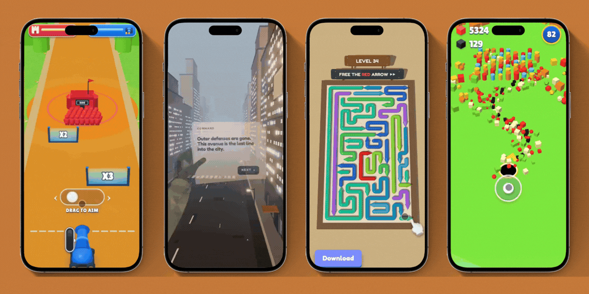 Playable ads showcase
